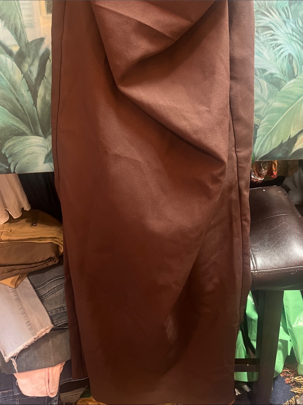 BABYBOO Brown Halter Dress size small - Picture 3 of 7